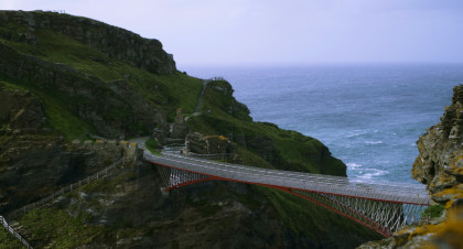 Bridge at Tintagel Castle