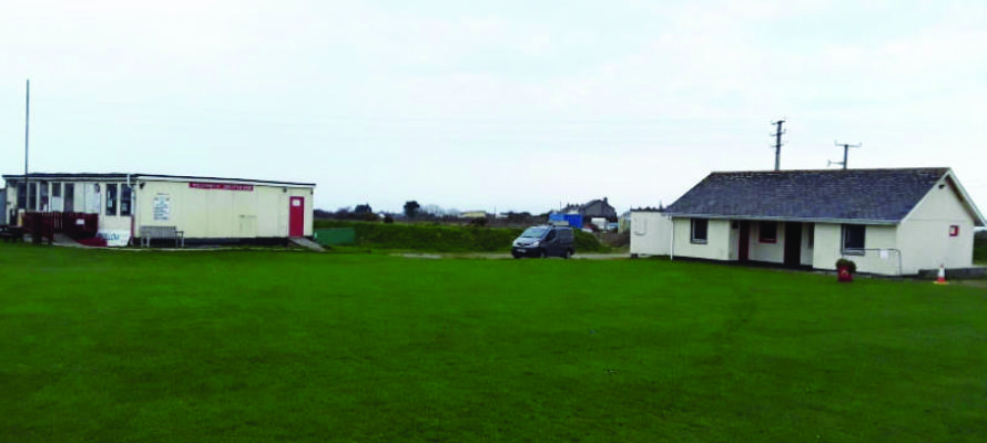 Troon AFC's clubhouse and changing room.